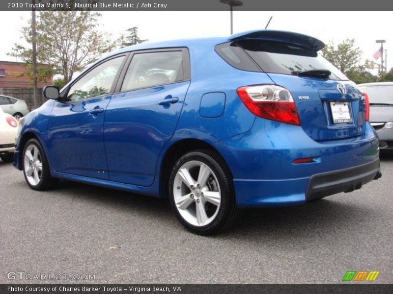 Nautical Blue Metallic / Ash Gray 2010 Toyota Matrix S