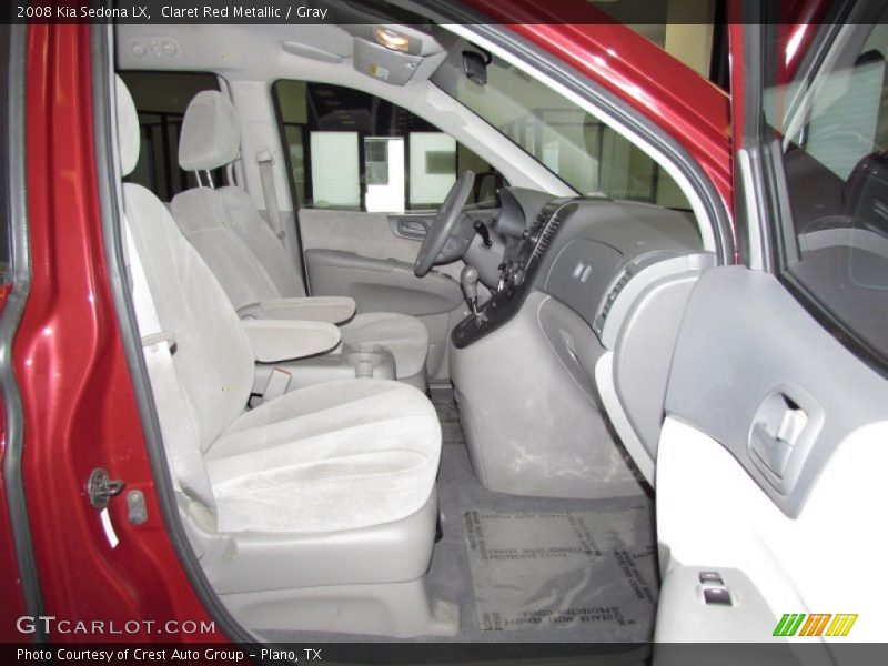 Claret Red Metallic / Gray 2008 Kia Sedona LX