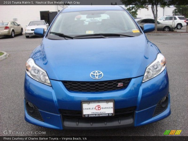 Nautical Blue Metallic / Ash Gray 2010 Toyota Matrix S