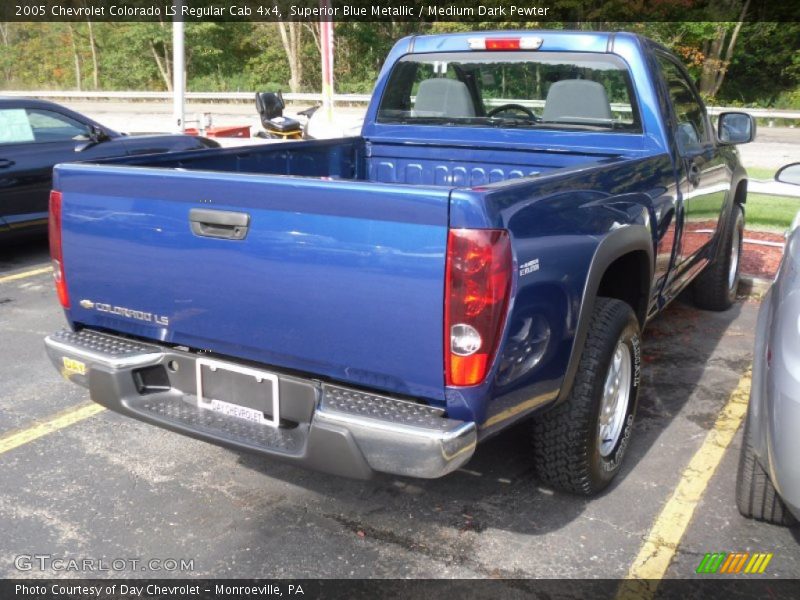 Superior Blue Metallic / Medium Dark Pewter 2005 Chevrolet Colorado LS Regular Cab 4x4