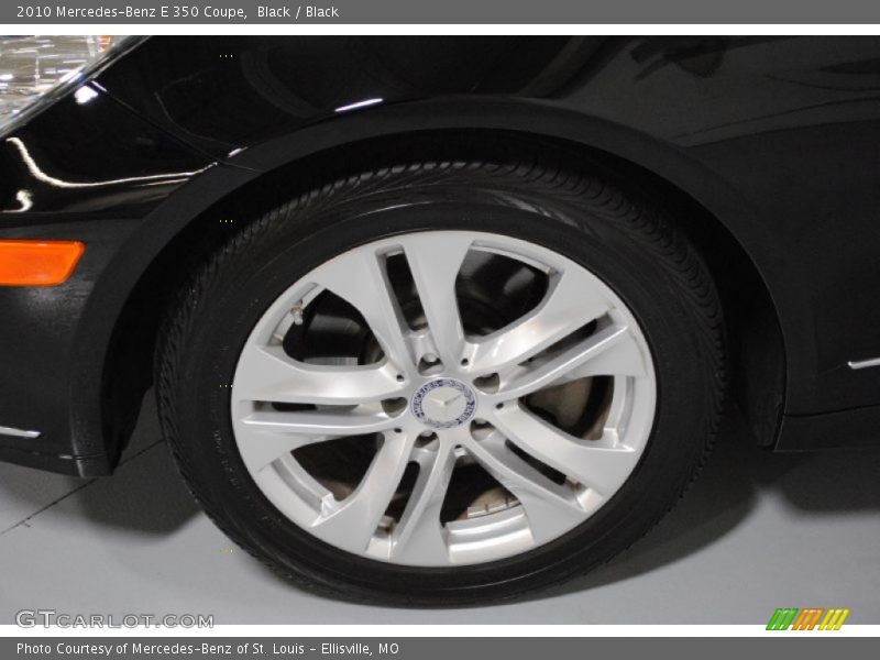 Black / Black 2010 Mercedes-Benz E 350 Coupe