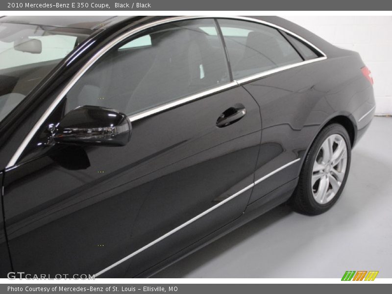Black / Black 2010 Mercedes-Benz E 350 Coupe