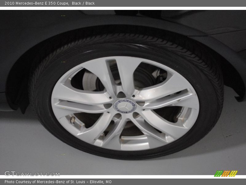 Black / Black 2010 Mercedes-Benz E 350 Coupe