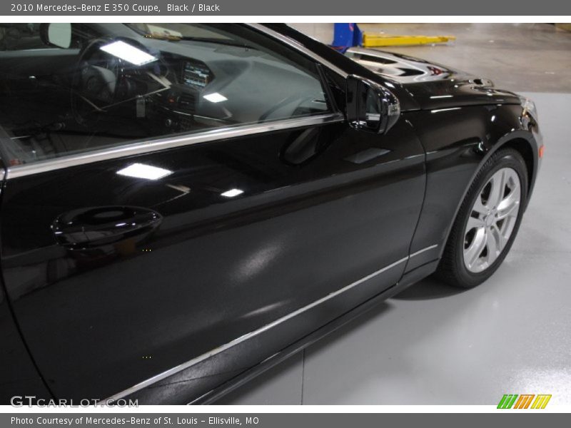 Black / Black 2010 Mercedes-Benz E 350 Coupe