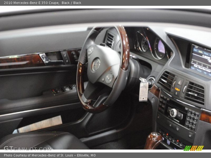 Black / Black 2010 Mercedes-Benz E 350 Coupe