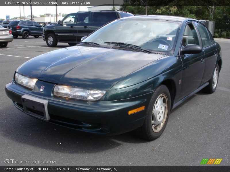 Dark Green / Tan 1997 Saturn S Series SL2 Sedan