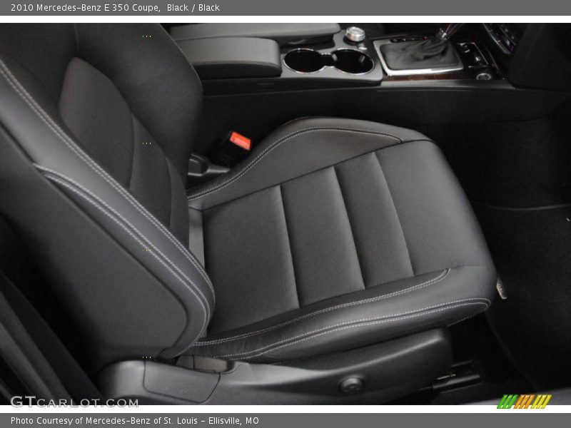 Black / Black 2010 Mercedes-Benz E 350 Coupe