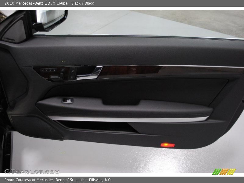 Black / Black 2010 Mercedes-Benz E 350 Coupe