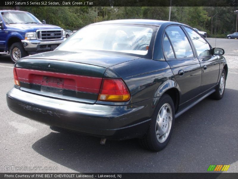 Dark Green / Tan 1997 Saturn S Series SL2 Sedan