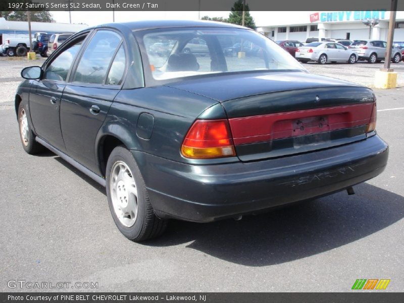 Dark Green / Tan 1997 Saturn S Series SL2 Sedan