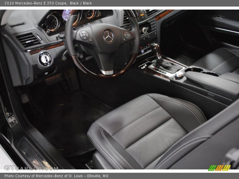 Black / Black 2010 Mercedes-Benz E 350 Coupe