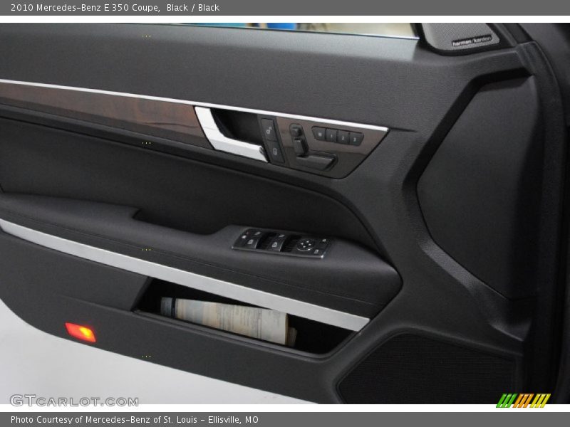 Black / Black 2010 Mercedes-Benz E 350 Coupe