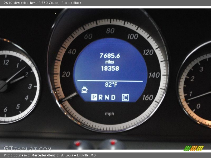 Black / Black 2010 Mercedes-Benz E 350 Coupe