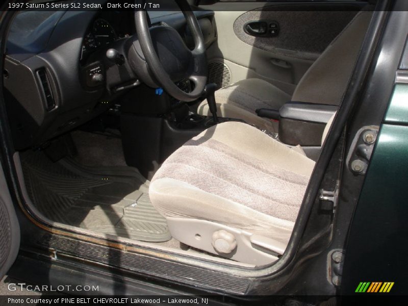 Dark Green / Tan 1997 Saturn S Series SL2 Sedan