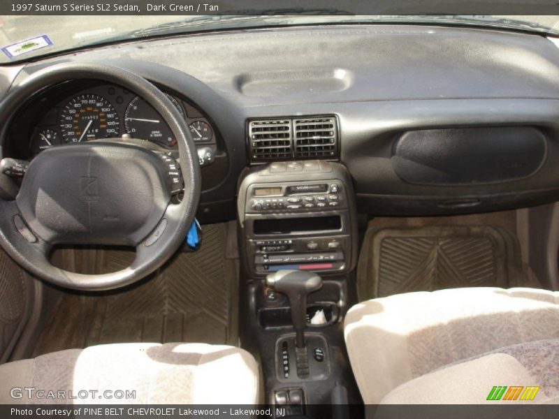 Dark Green / Tan 1997 Saturn S Series SL2 Sedan