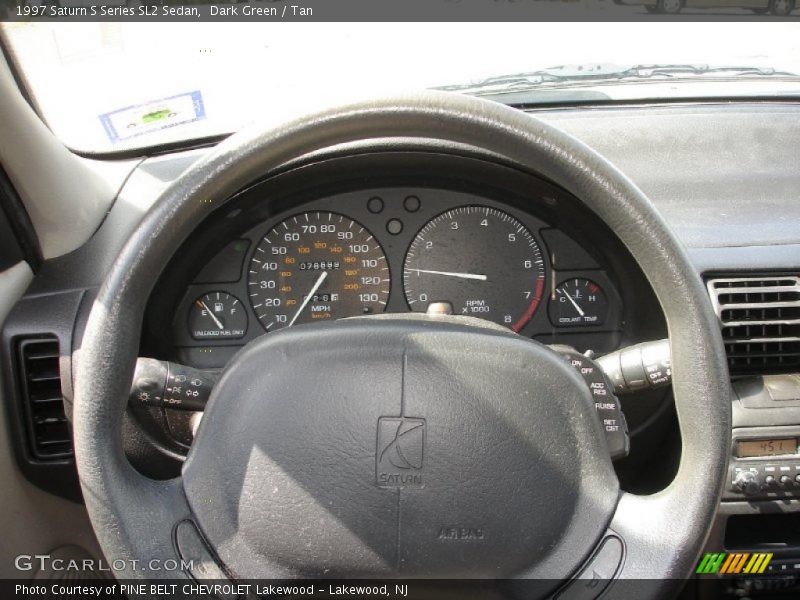 Dark Green / Tan 1997 Saturn S Series SL2 Sedan