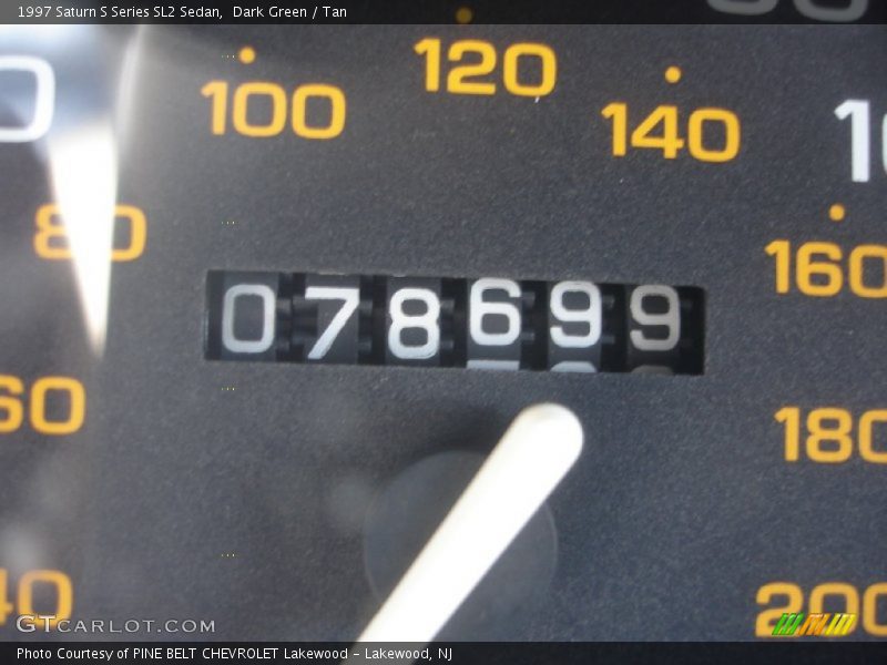 Dark Green / Tan 1997 Saturn S Series SL2 Sedan