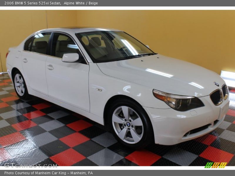Alpine White / Beige 2006 BMW 5 Series 525xi Sedan