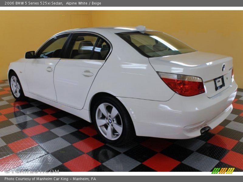 Alpine White / Beige 2006 BMW 5 Series 525xi Sedan