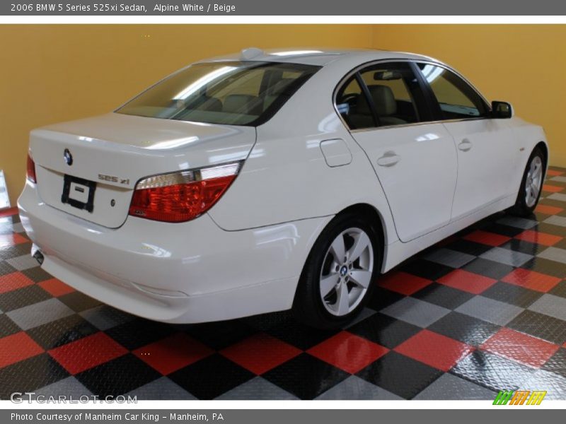 Alpine White / Beige 2006 BMW 5 Series 525xi Sedan
