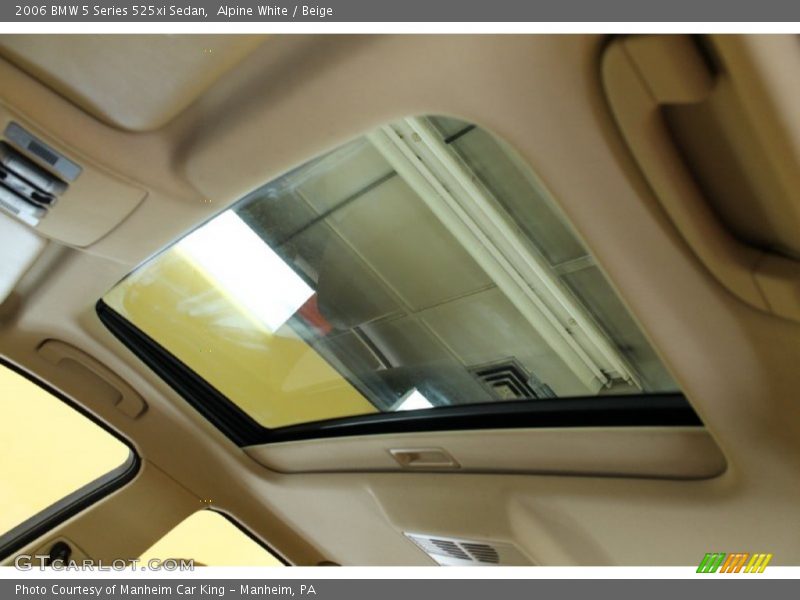 Alpine White / Beige 2006 BMW 5 Series 525xi Sedan