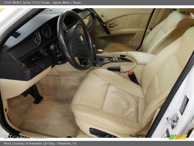 Alpine White / Beige 2006 BMW 5 Series 525xi Sedan
