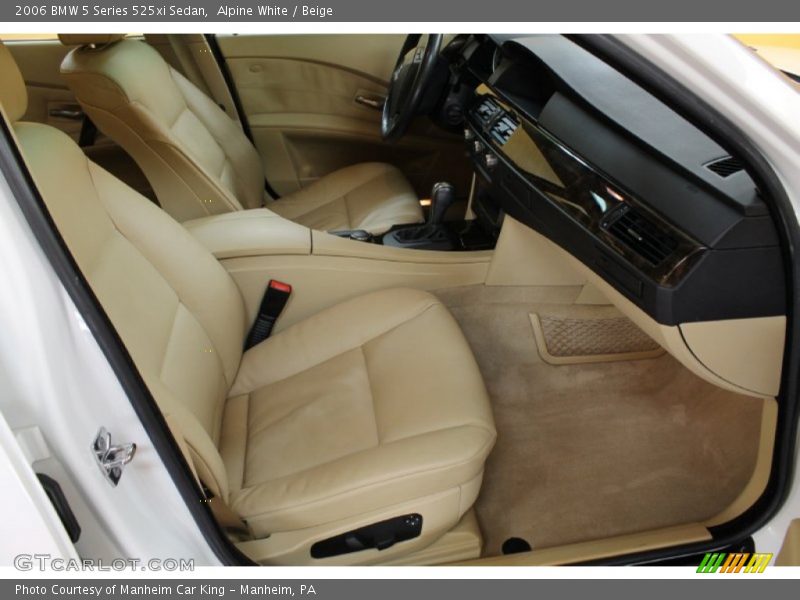 Alpine White / Beige 2006 BMW 5 Series 525xi Sedan