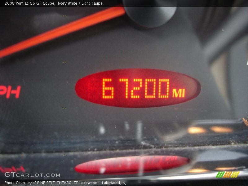 Ivory White / Light Taupe 2008 Pontiac G6 GT Coupe