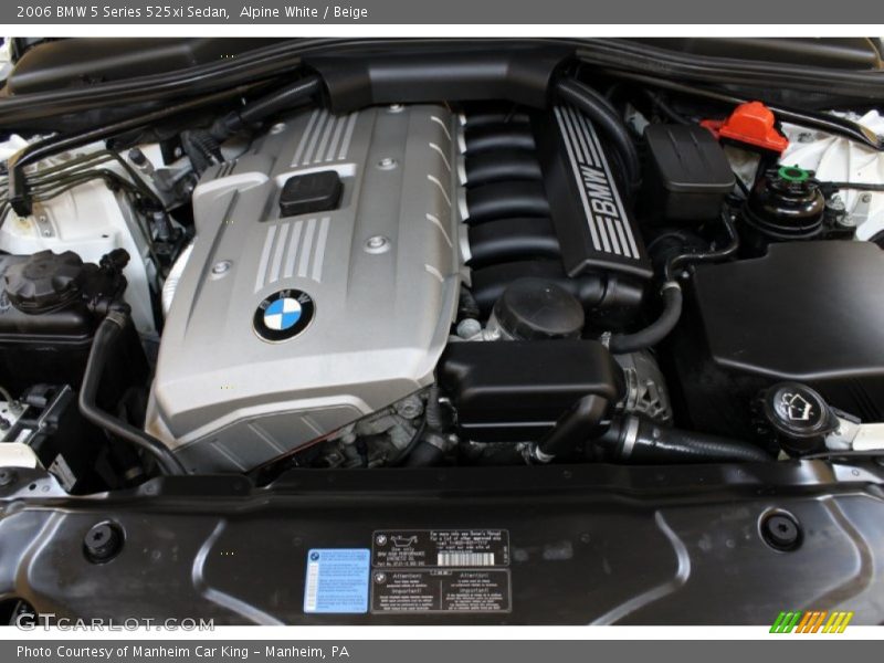 Alpine White / Beige 2006 BMW 5 Series 525xi Sedan