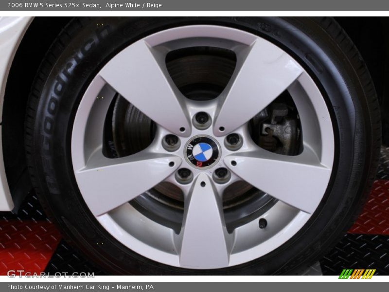 Alpine White / Beige 2006 BMW 5 Series 525xi Sedan