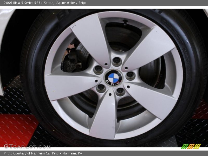 Alpine White / Beige 2006 BMW 5 Series 525xi Sedan