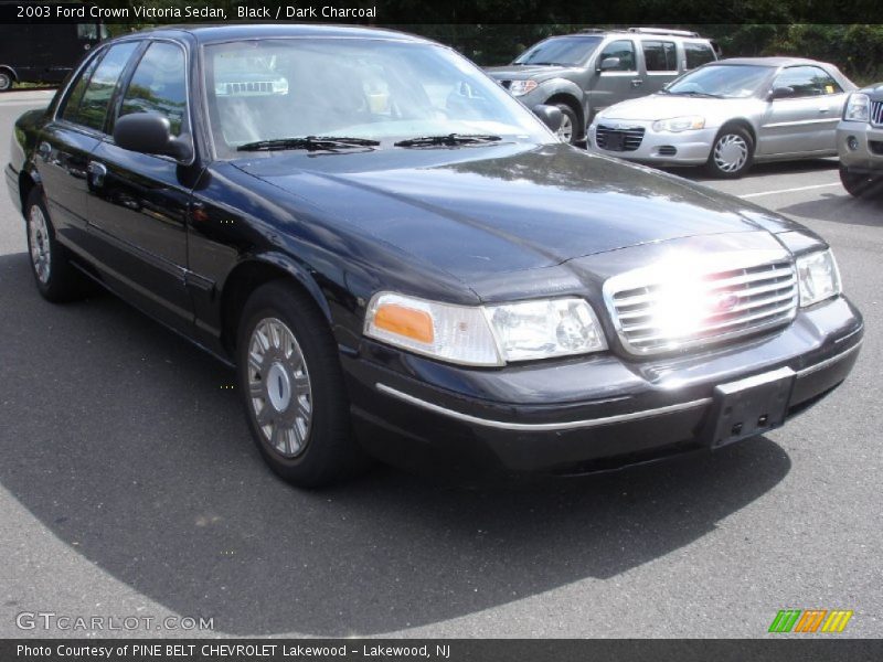 Black / Dark Charcoal 2003 Ford Crown Victoria Sedan