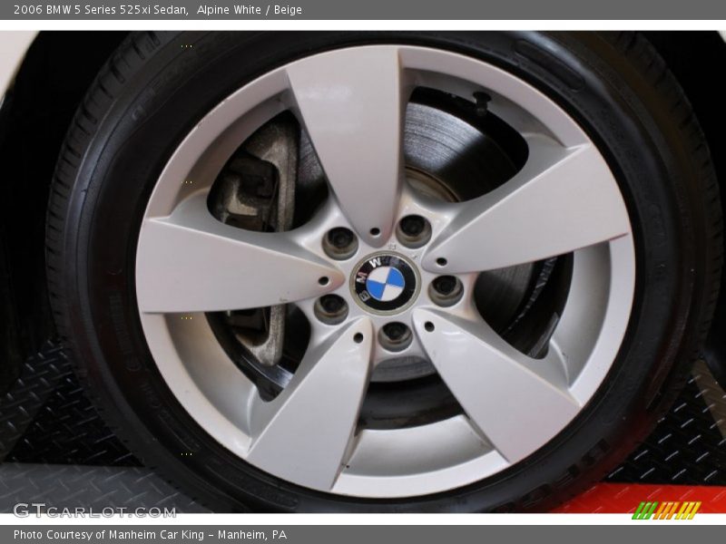 Alpine White / Beige 2006 BMW 5 Series 525xi Sedan