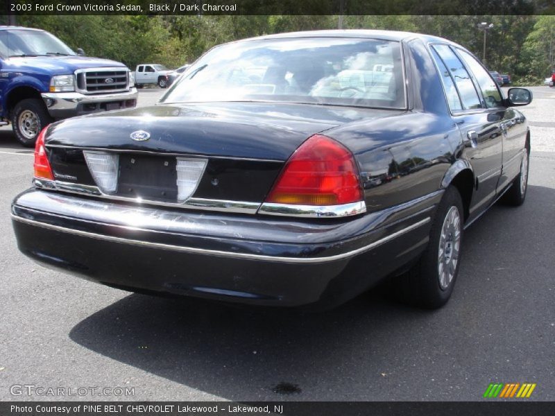 Black / Dark Charcoal 2003 Ford Crown Victoria Sedan