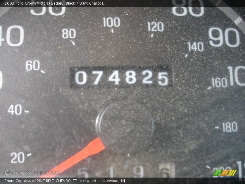 Black / Dark Charcoal 2003 Ford Crown Victoria Sedan
