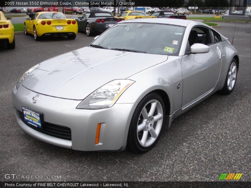Chrome Silver Metallic / Charcoal 2005 Nissan 350Z Enthusiast Coupe