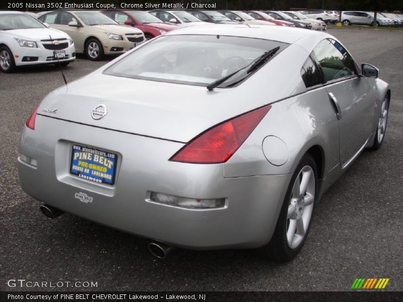 Chrome Silver Metallic / Charcoal 2005 Nissan 350Z Enthusiast Coupe