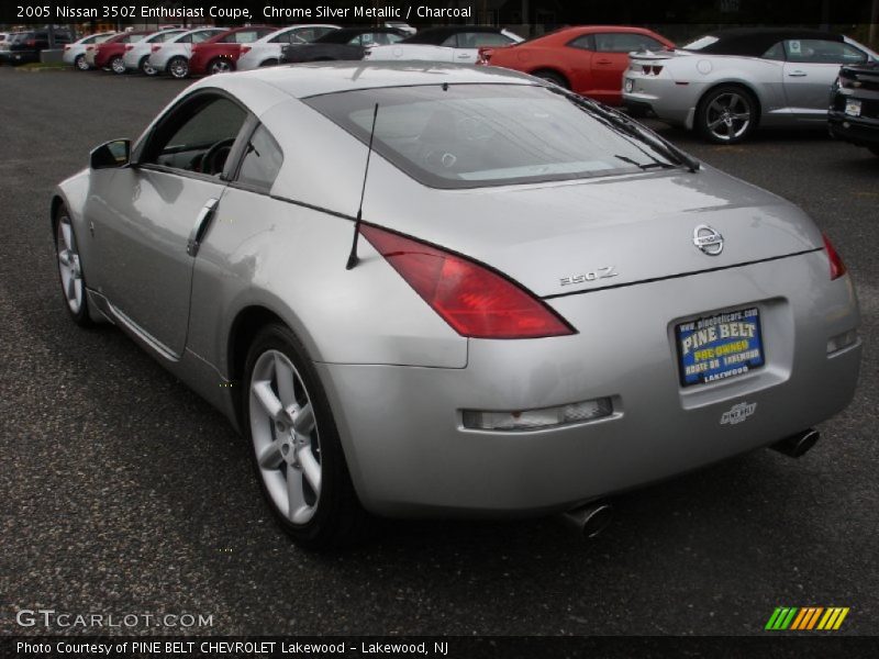 Chrome Silver Metallic / Charcoal 2005 Nissan 350Z Enthusiast Coupe