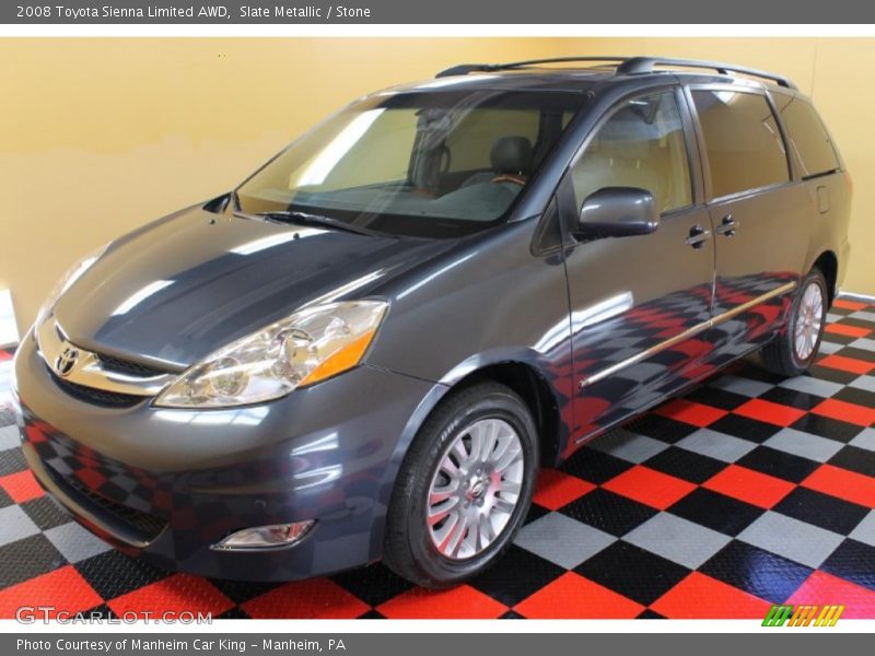 Slate Metallic / Stone 2008 Toyota Sienna Limited AWD