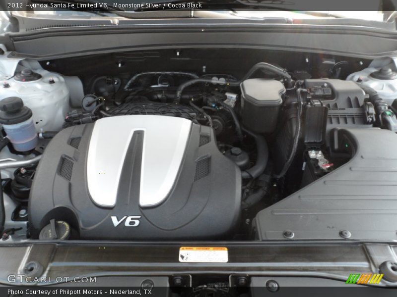  2012 Santa Fe Limited V6 Engine - 3.5 Liter DOHC 24-Valve V6