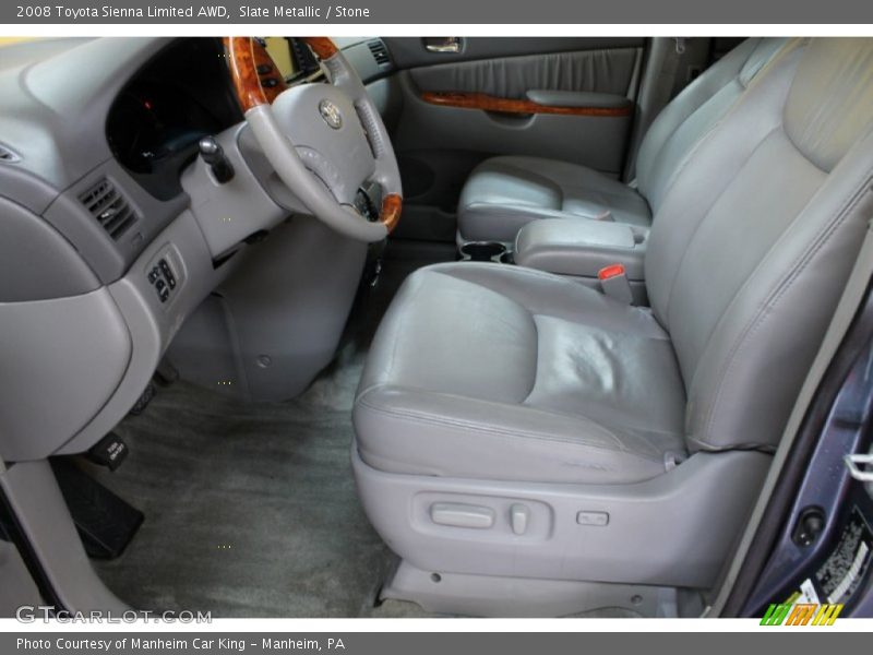 Slate Metallic / Stone 2008 Toyota Sienna Limited AWD