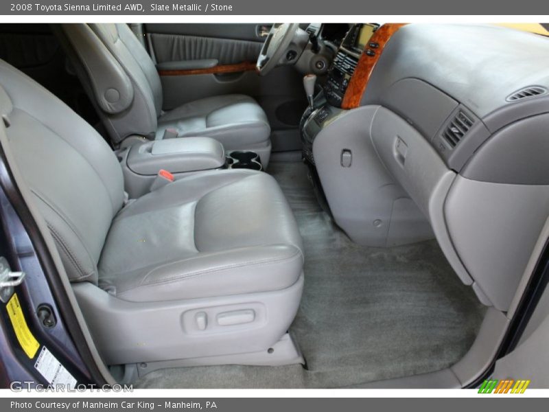Slate Metallic / Stone 2008 Toyota Sienna Limited AWD