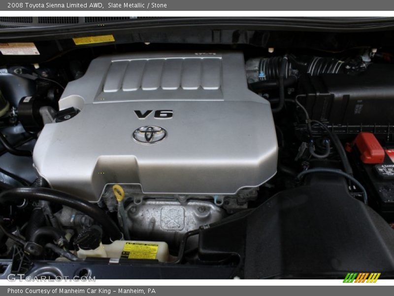 Slate Metallic / Stone 2008 Toyota Sienna Limited AWD
