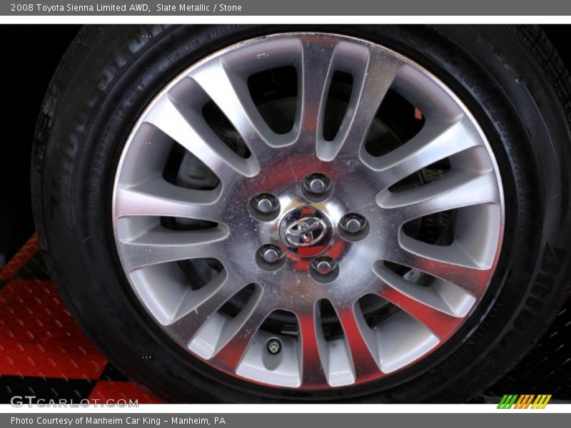 Slate Metallic / Stone 2008 Toyota Sienna Limited AWD
