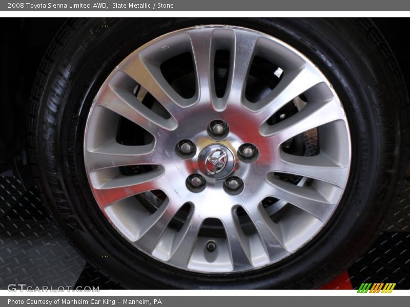 Slate Metallic / Stone 2008 Toyota Sienna Limited AWD