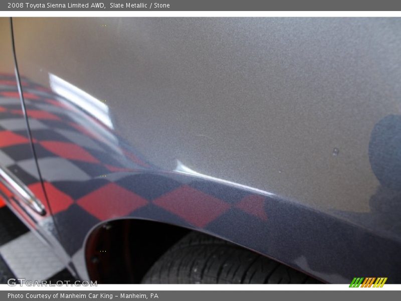 Slate Metallic / Stone 2008 Toyota Sienna Limited AWD
