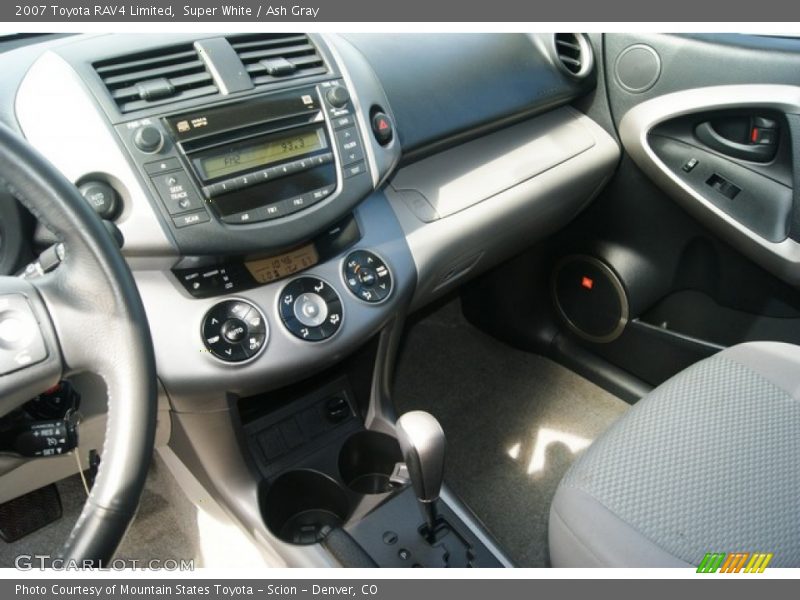 Super White / Ash Gray 2007 Toyota RAV4 Limited