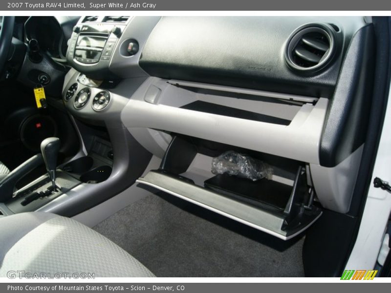 Super White / Ash Gray 2007 Toyota RAV4 Limited