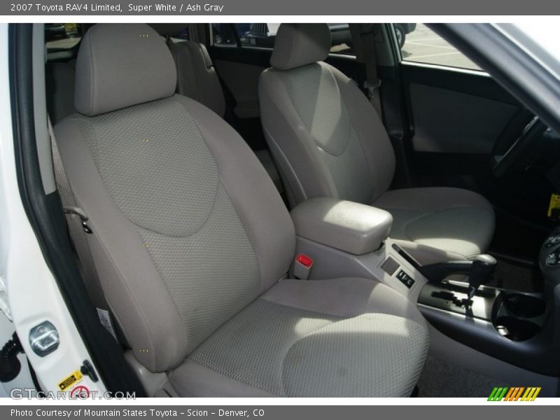 Super White / Ash Gray 2007 Toyota RAV4 Limited