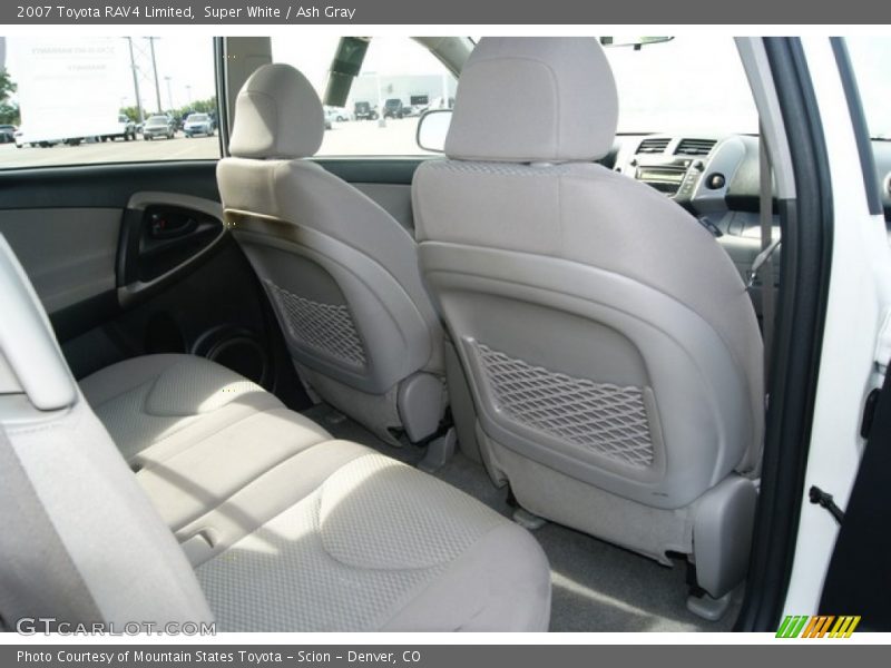 Super White / Ash Gray 2007 Toyota RAV4 Limited